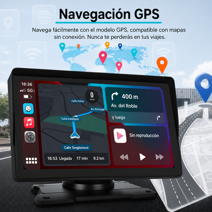 Pantalla portátil de 7 Pulgadas para Coche