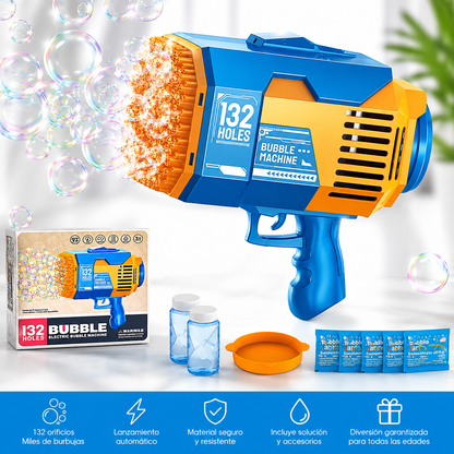 Bazuca Lanzadora de Burbujas LED Premium